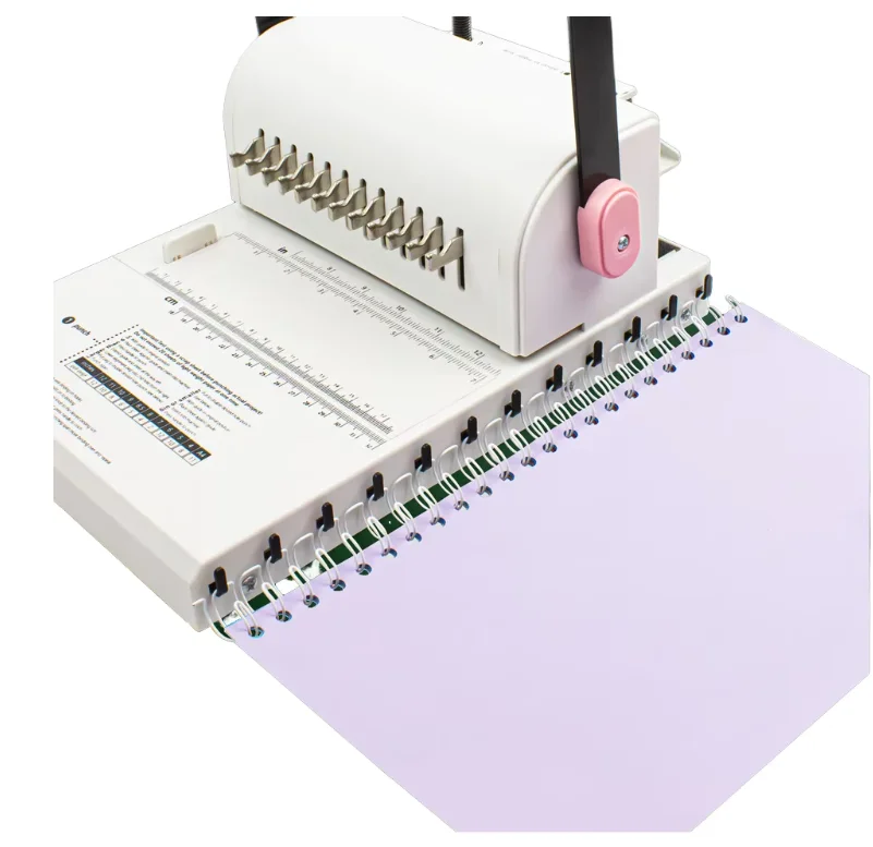 Binding Machine Comb - آلة تجليد يدوية للأطفال والمكاتب، ماكينة