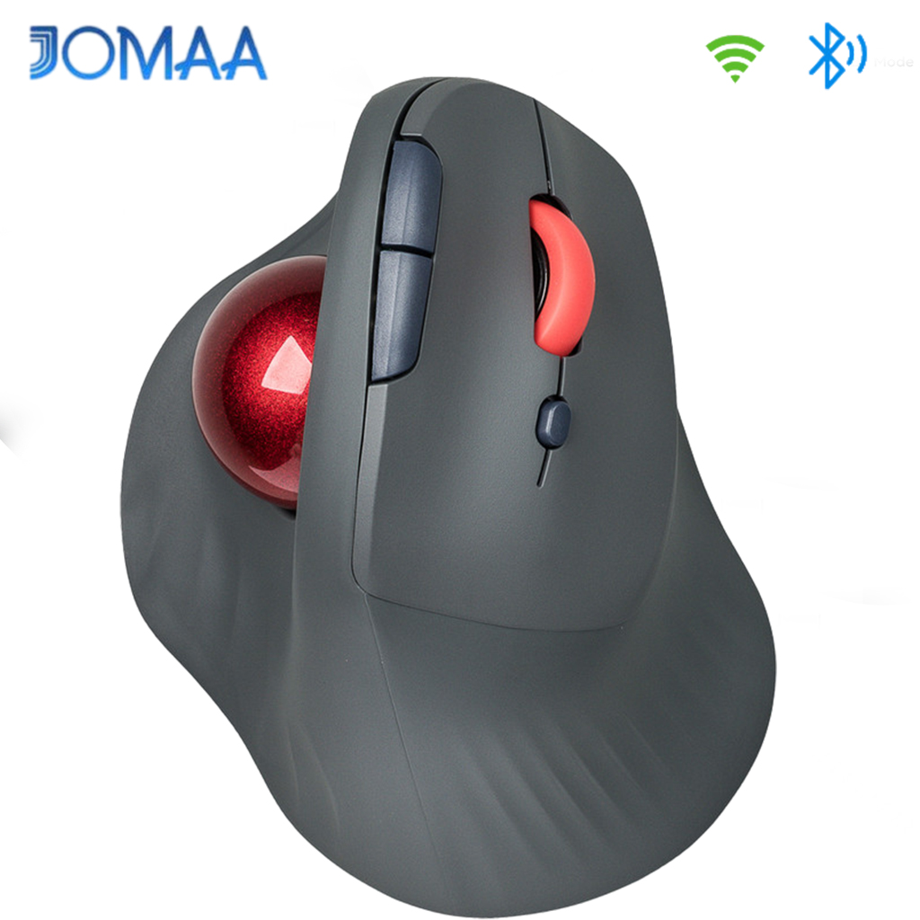 Ergonomic Mouse Vertical - JOMAA بلوتوث + 2.4G ماوس كرة