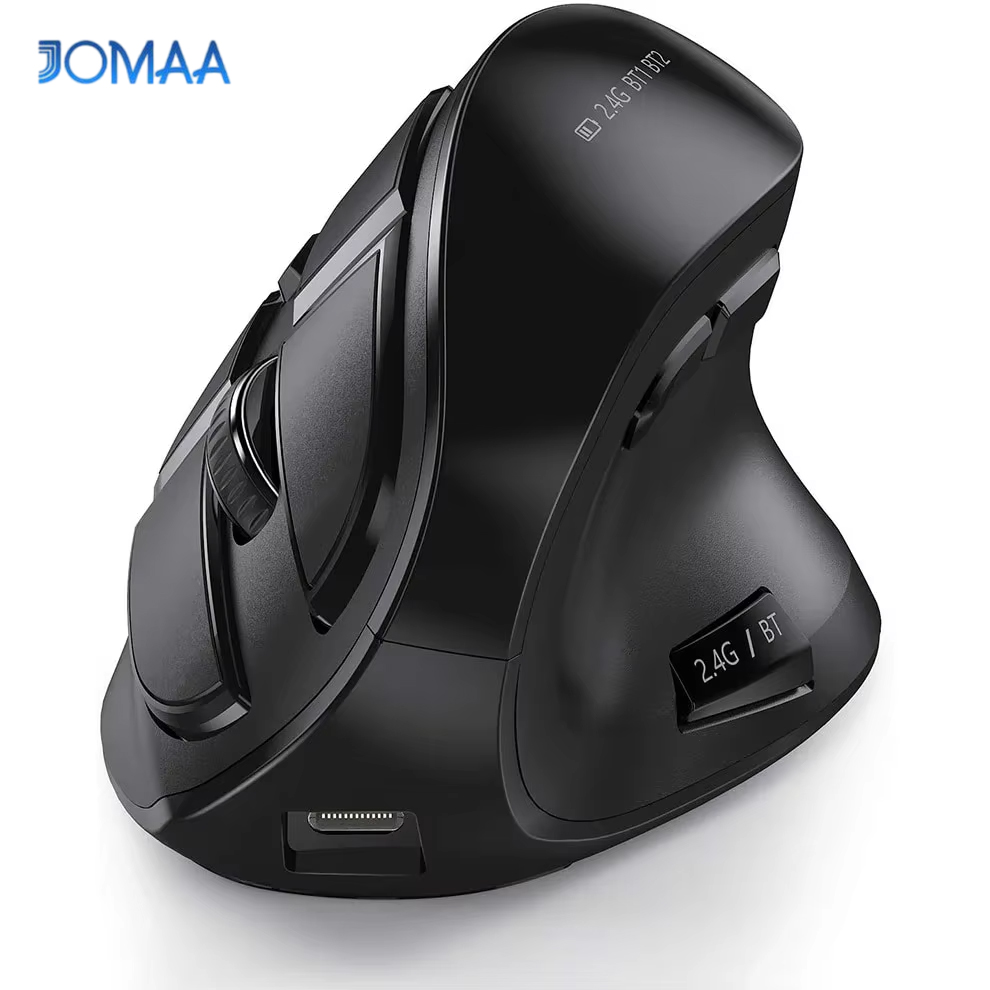 Ergonomic Mouse Vertical - JOMAA 2.4G ماوس لاسلكي قابل لإعادة