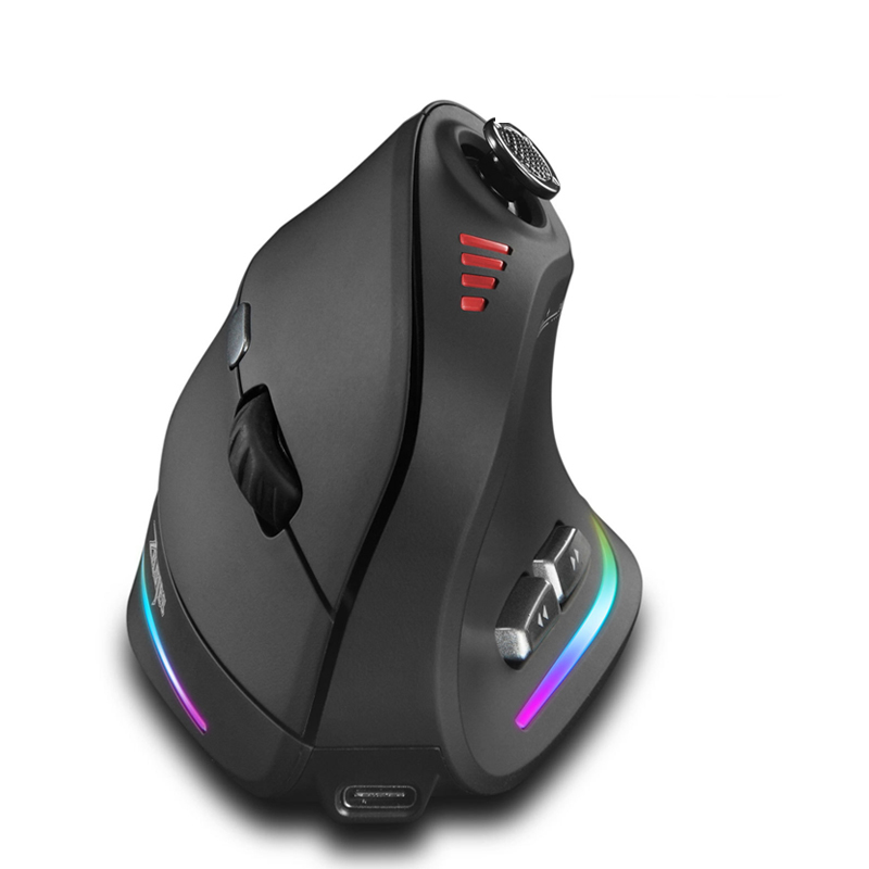Ergonomic Mouse Vertical - Jomaa RGB الخلفية اللاسلكية التحكم في
