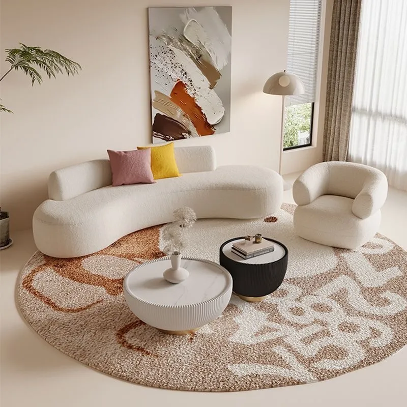 أريكة منحنية لغرفة المعيشة في  - مراجعة Office Tech Room وسعره