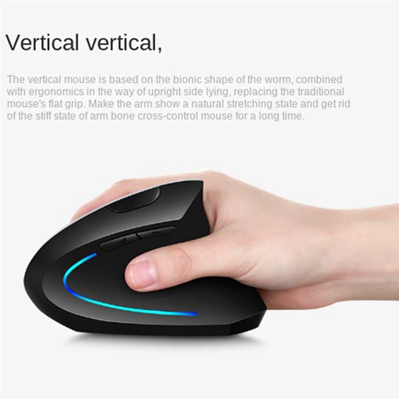 ماوس دويو لاسلكي عمودي 2.4 جيج - مراجعة Ergonomic Mouse Vertical وسعره
