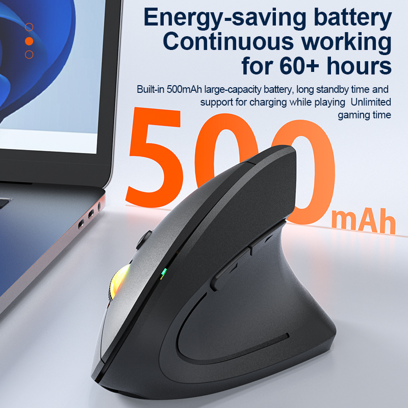 2.4 جيجا هرتز بلوتوث ماوس لاسل - مراجعة Ergonomic Mouse Vertical وسعره