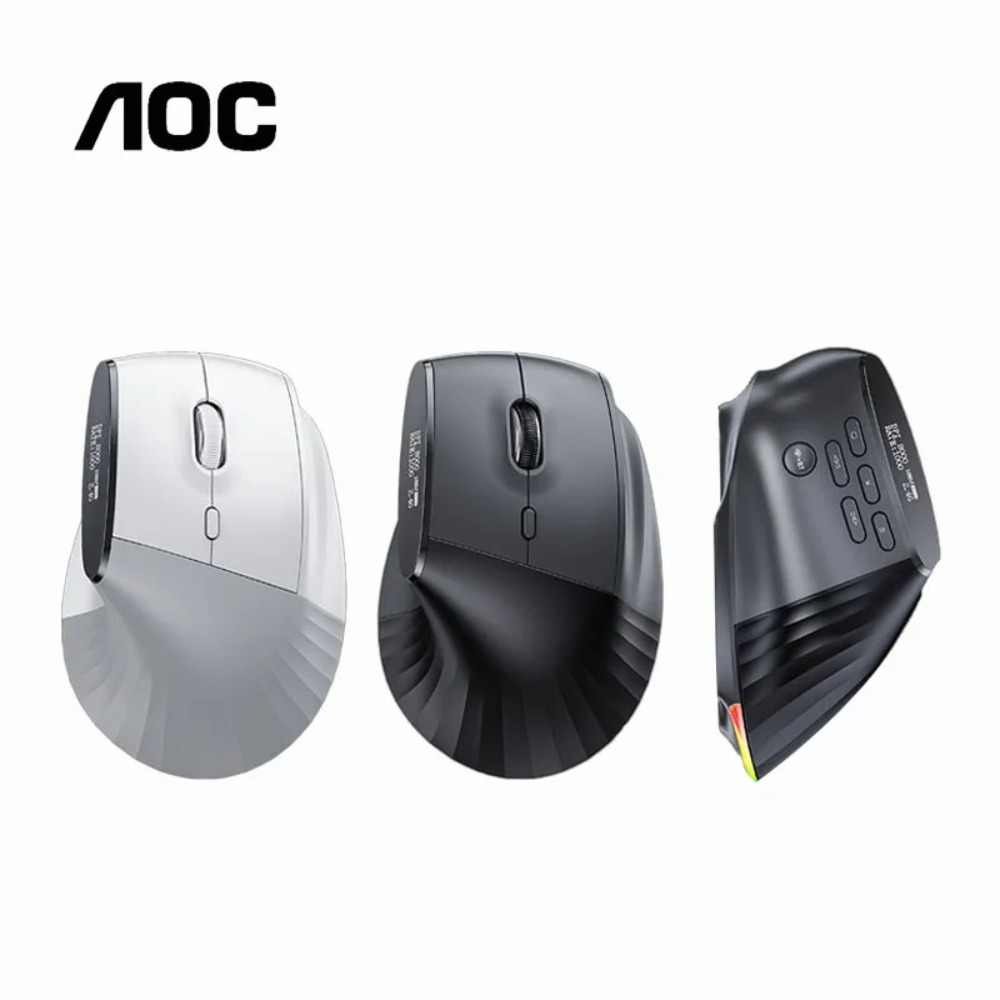 AOC GM500 ماوس شاشة ذكية ثلاثي - مراجعة Ergonomic Mouse Vertical وسعره