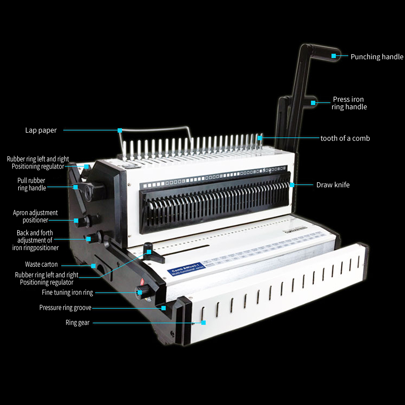 آلة تجليد 3 في 1 للتجليد بالأس - مراجعة Binding Machine Comb وسعره