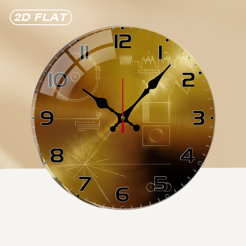 ساعة حائط أكريليك صامتة مستدير - مراجعة Office Tech Room وسعره