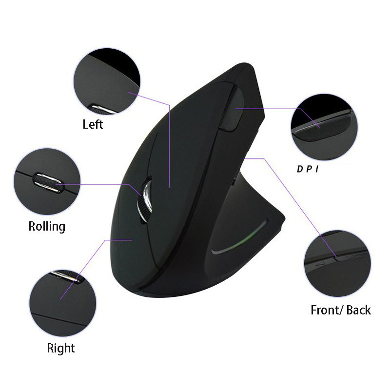 ماوس اليد اليمنى اليسرى عمودي  - مراجعة Ergonomic Mouse Vertical وسعره