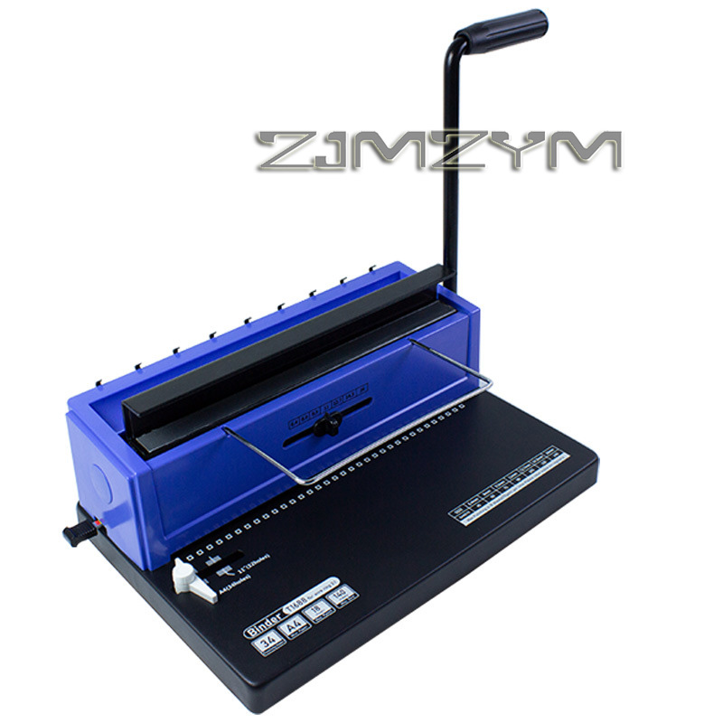 آلة تجليد حلقات حديدية بـ 34 ث - مراجعة Binding Machine Comb وسعره