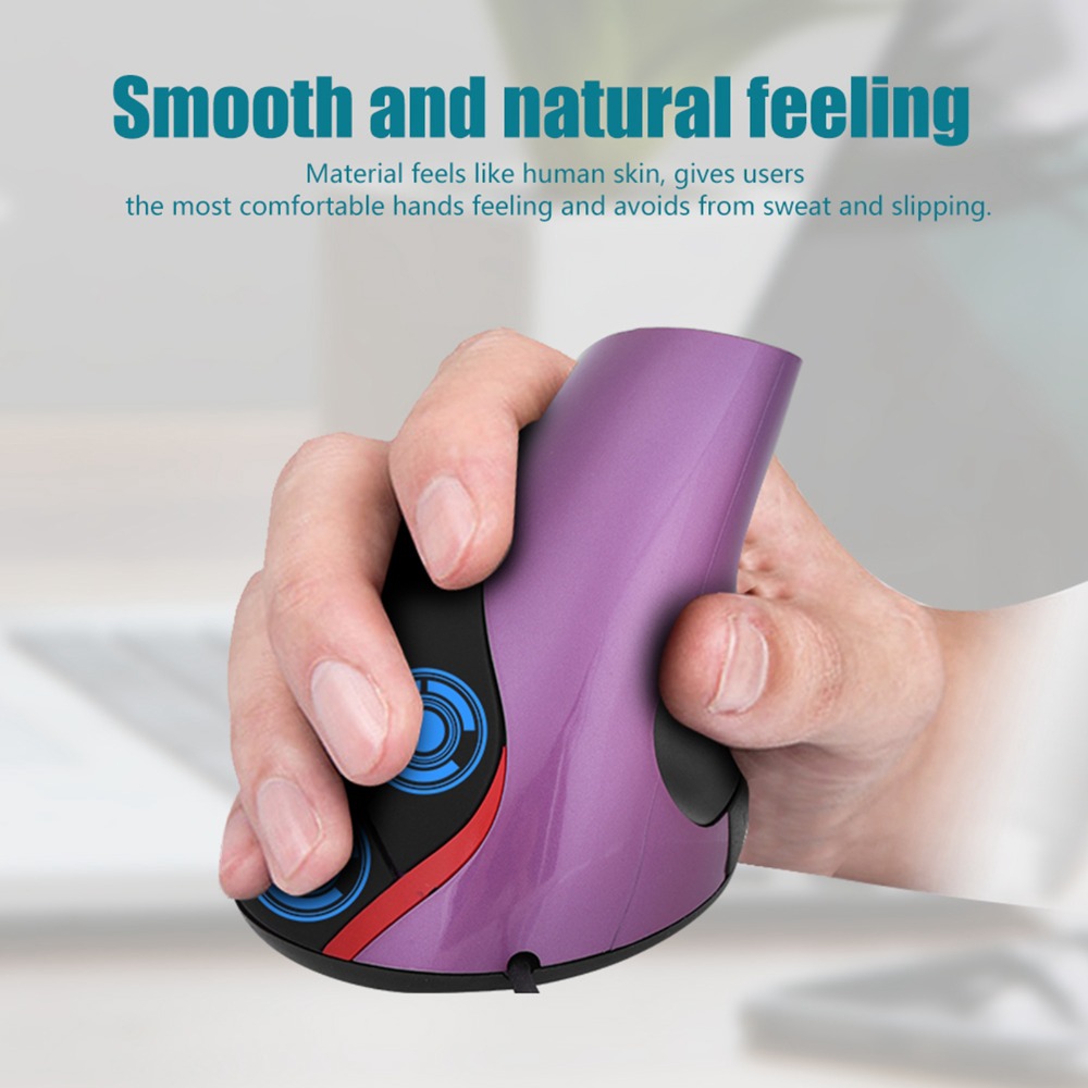 ماوس عمودي مريح بتصميم سلكي و5 - مراجعة Ergonomic Mouse Vertical وسعره
