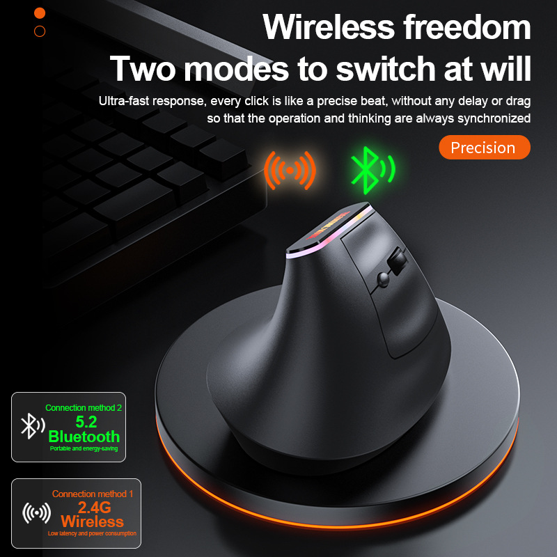 ماوس لاسلكي عمودي محمول قابل ل - مراجعة Ergonomic Mouse Vertical وسعره