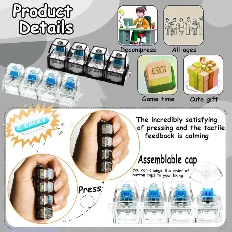 1 قطعة سلسلة مفاتيح LED على شك - مراجعة Office Tech Gadgets وسعره