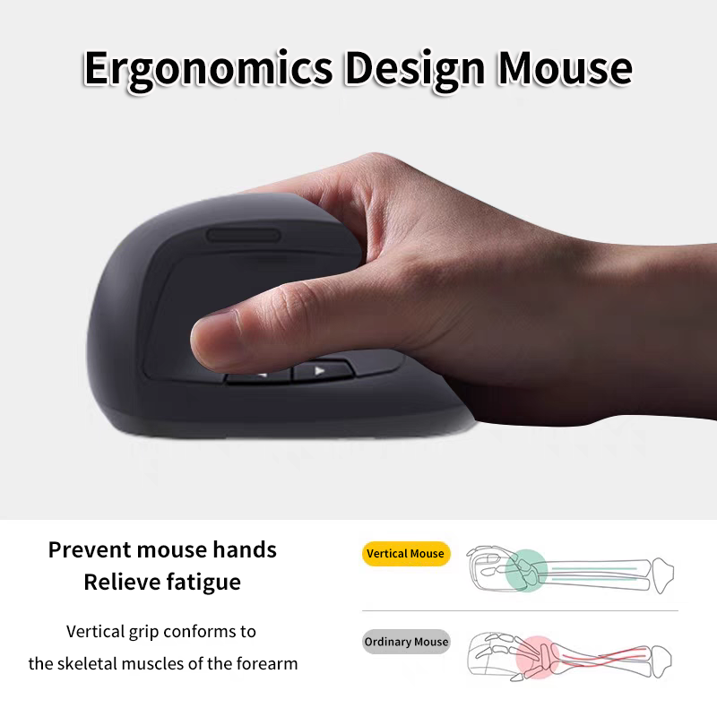 ماوس لاسلكي 2.4G بتصميم مريح ل - مراجعة Ergonomic Mouse Vertical وسعره