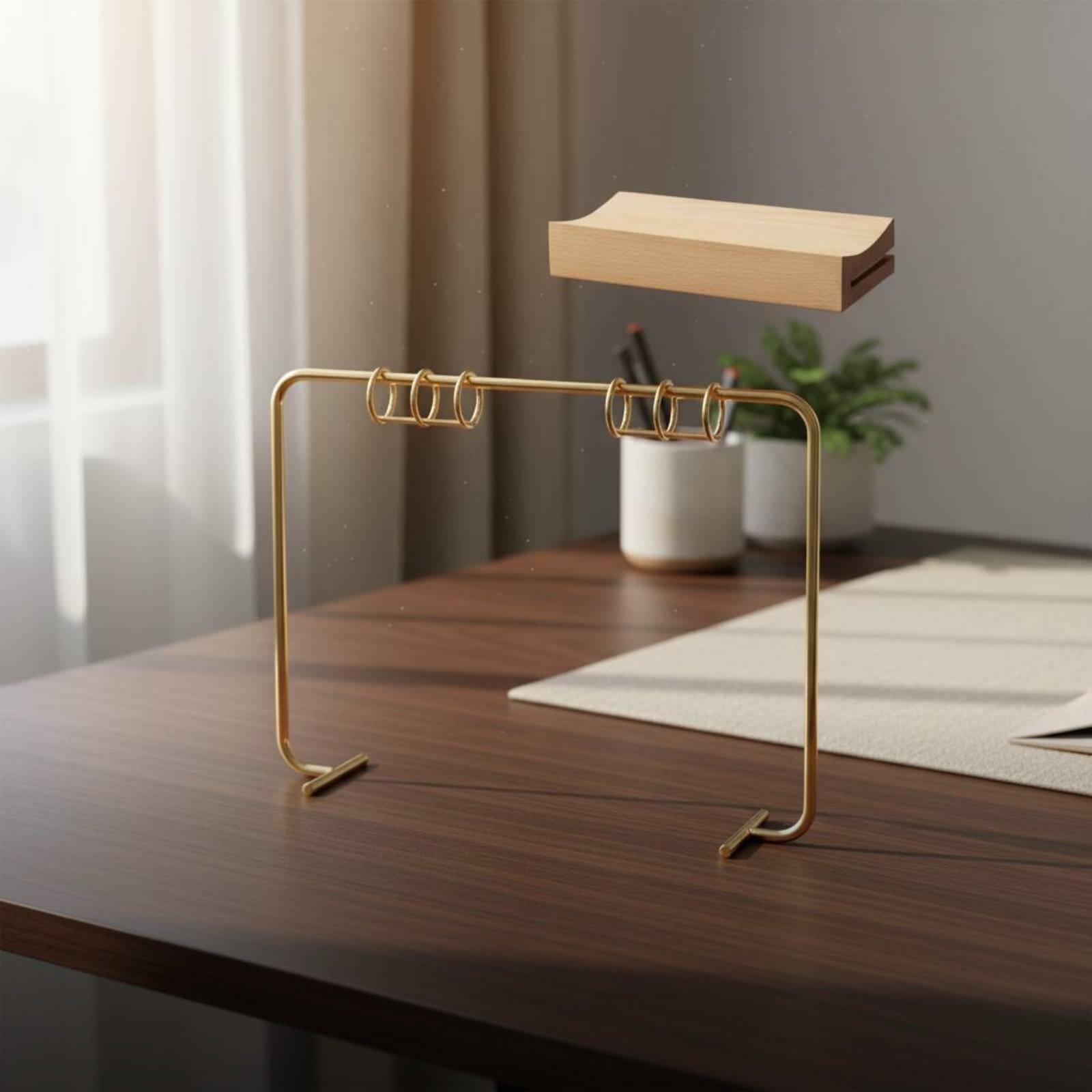 حامل تقويم خشبي ثابت مصنوع بحر - مراجعة Office Tech Gadgets وسعره