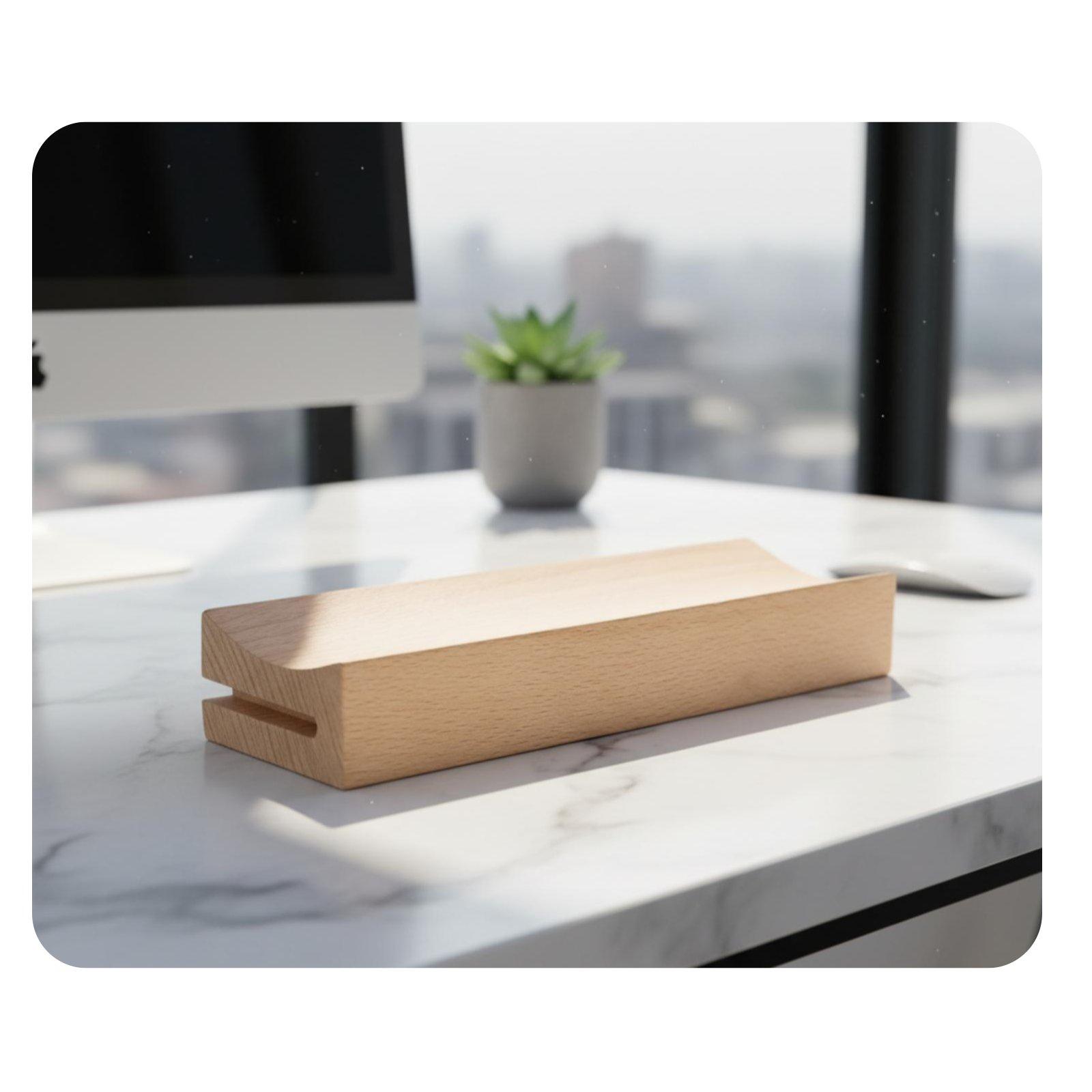 حامل تقويم خشبي ثابت مصنوع بحر - مراجعة Office Tech Gadgets وسعره